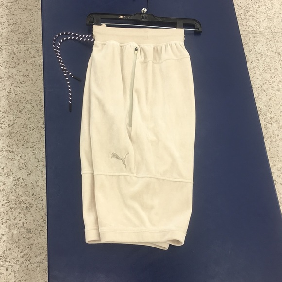 puma velour shorts